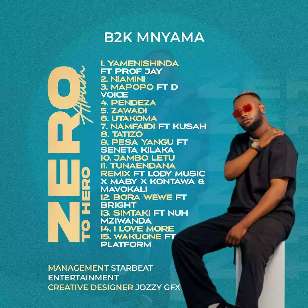 B2K Mnyama Zero To Hero EP Album tracklist