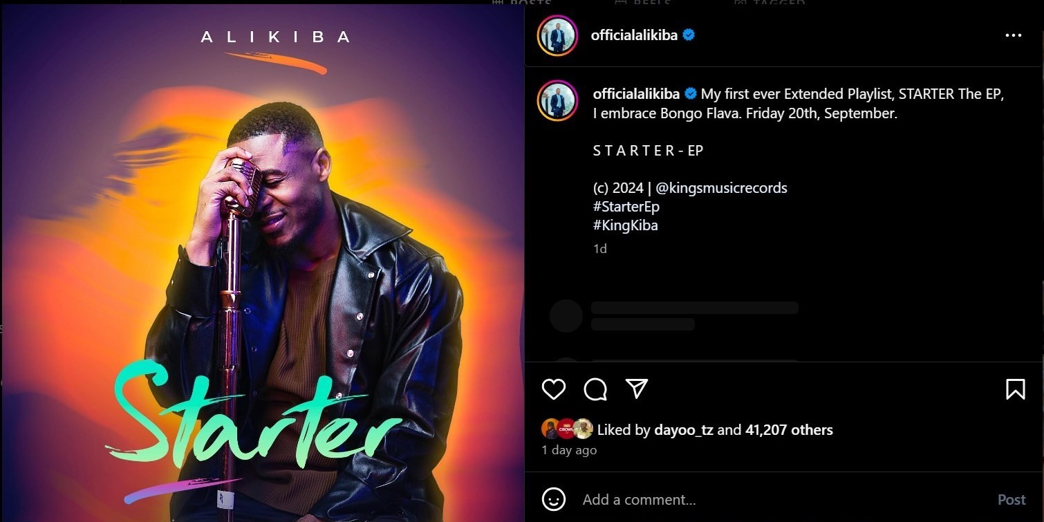 Alikiba Kuja na EP Extended Playlist "Starter EP"