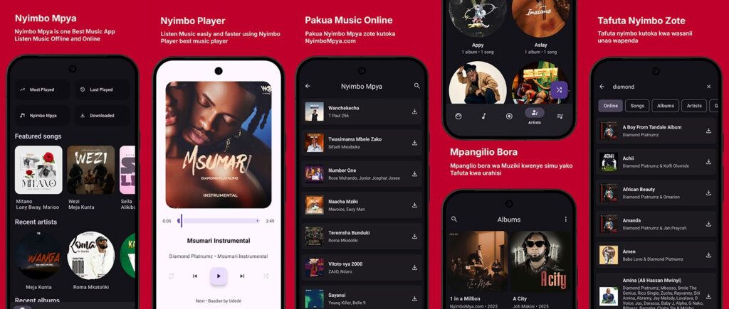 Sikiliza Muziki Bila Internet Nyimbo Mpya App