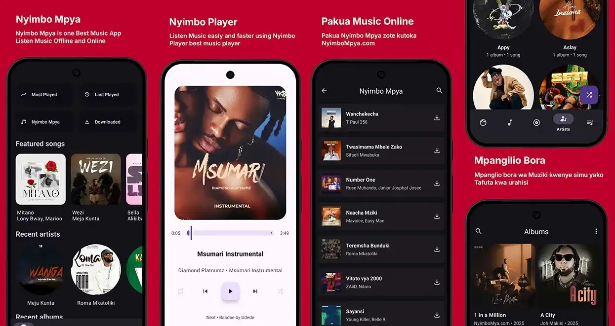 Sikiliza Muziki Bila Internet Nyimbo Mpya App